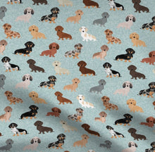 Load image into Gallery viewer, Dachshund Satin Scrunchie