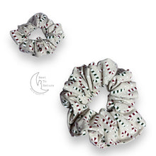 Load image into Gallery viewer, Canvas candy canes Scrunchie