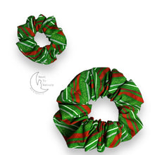 Load image into Gallery viewer, Candy cane stripes Scrunchie