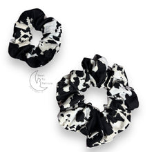 Load image into Gallery viewer, Cow print Scrunchie