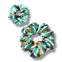 Load image into Gallery viewer, Frenchie faces Satin Scrunchie