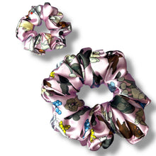 Load image into Gallery viewer, Poodle party Satin Scrunchie