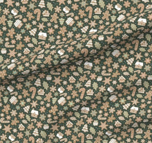 Load image into Gallery viewer, Sprinkles and Snowflakes Satin Scrunchie
