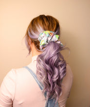 Load image into Gallery viewer, Posionious Plants Satin Scrunchie
