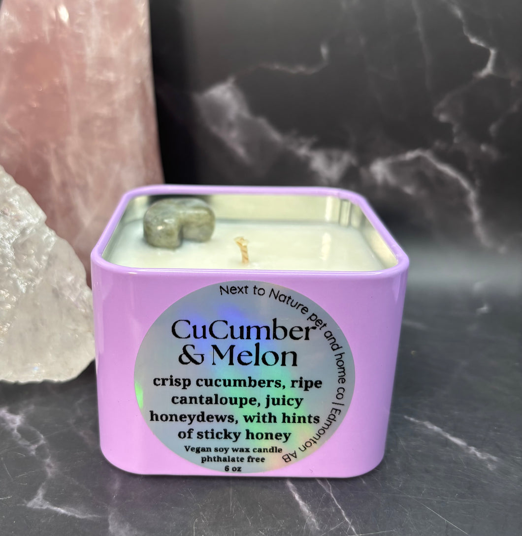 CuCumbers & Melons Peen Candle
