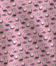 Load image into Gallery viewer, Halloween Dino’s Satin Scrunchie
