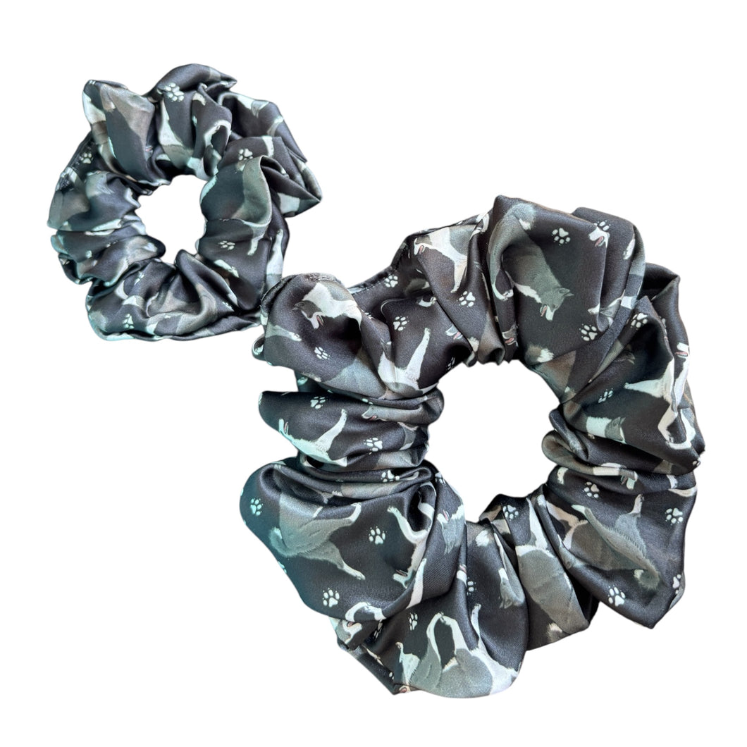 Karelian Bear Dog Satin Scrunchie
