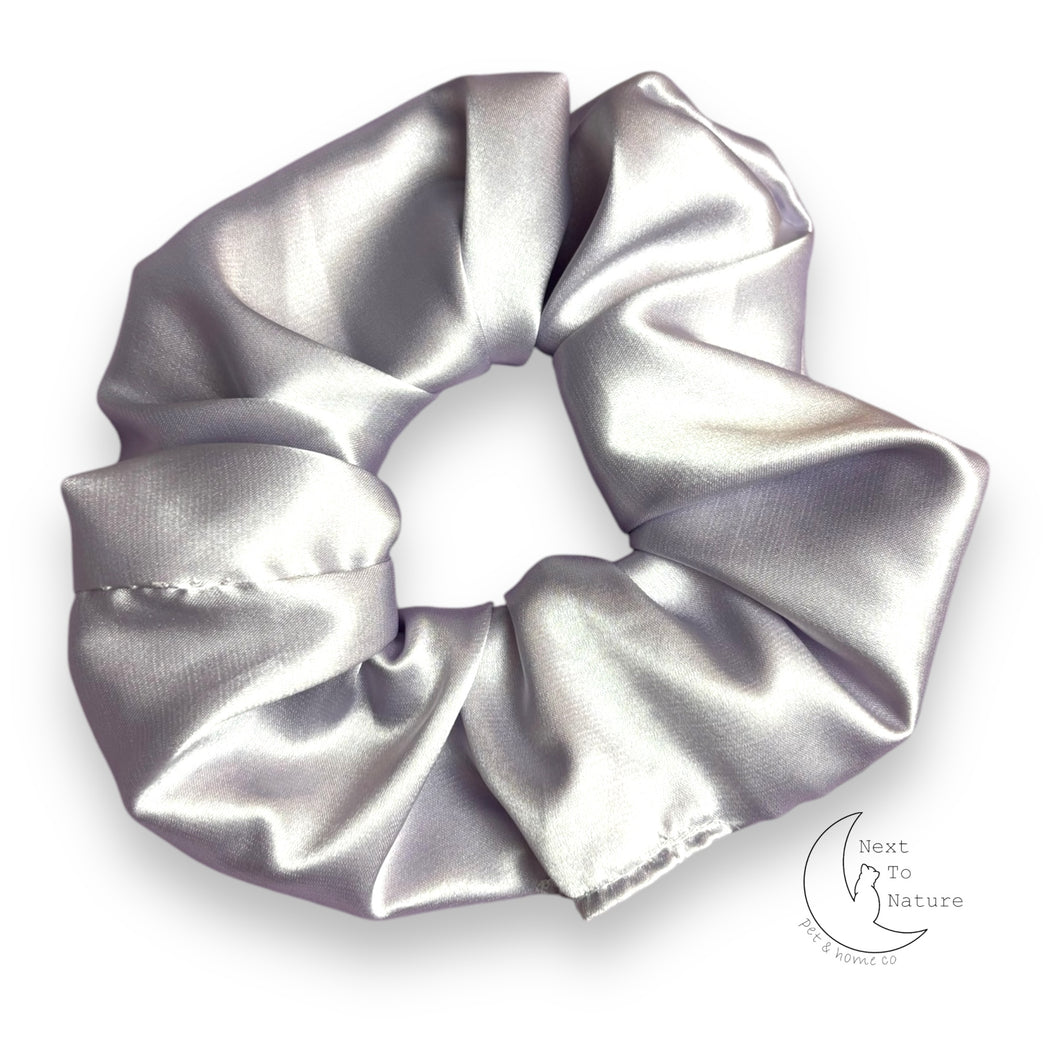 Lilac satin Scrunchie