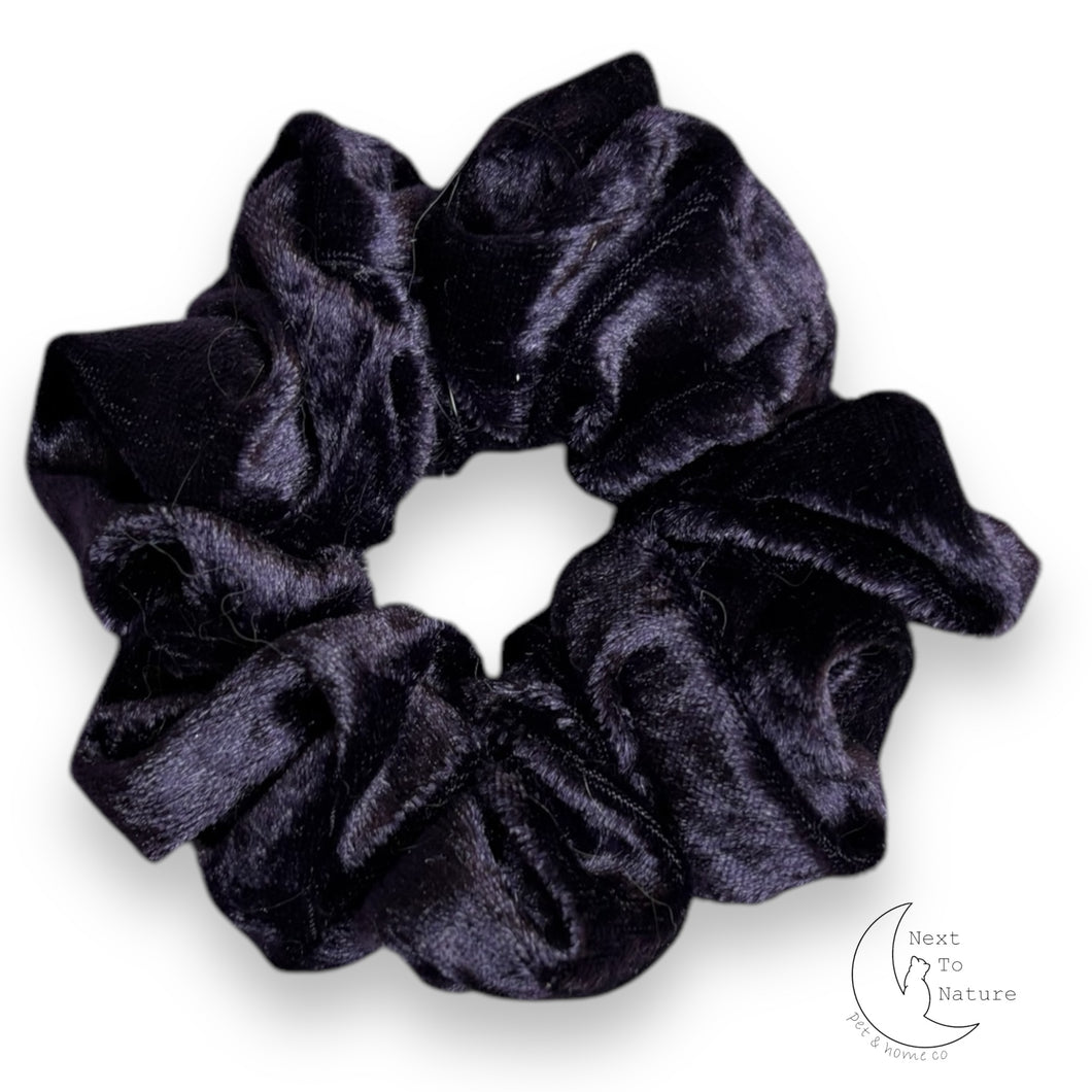Eggplant velvet Scrunchie