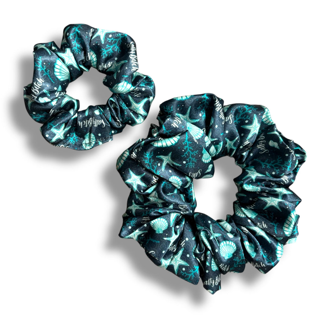 Salty Bitch Satin Scrunchie