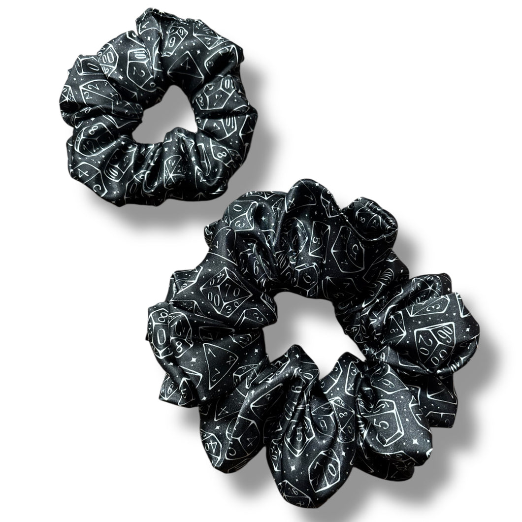 DnD dice Satin Scrunchie