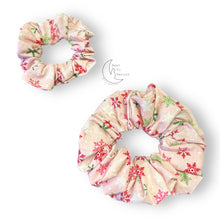 Load image into Gallery viewer, Pink snowflake Scrunchie
